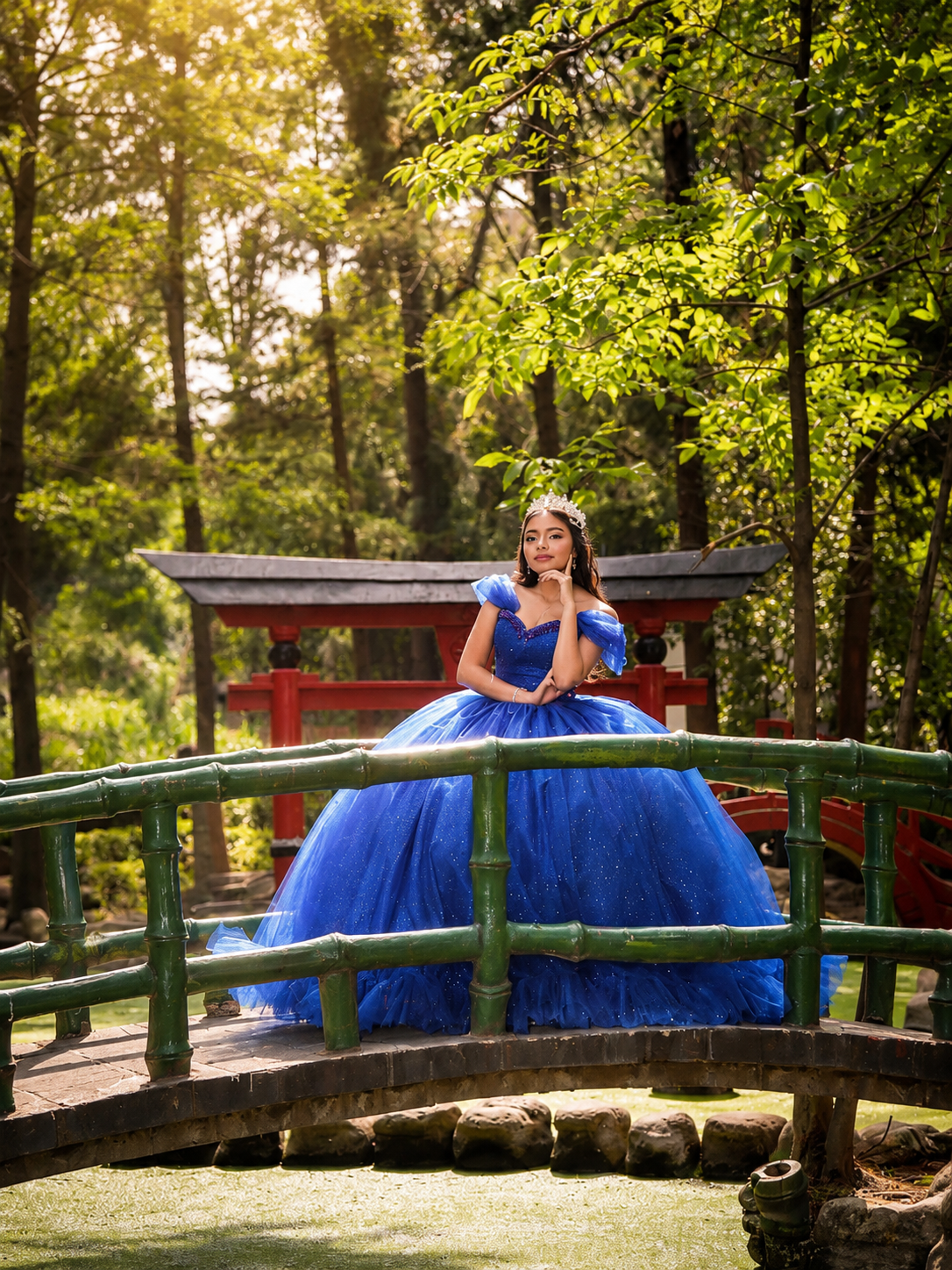 Foto de boda con ajuste visual de color